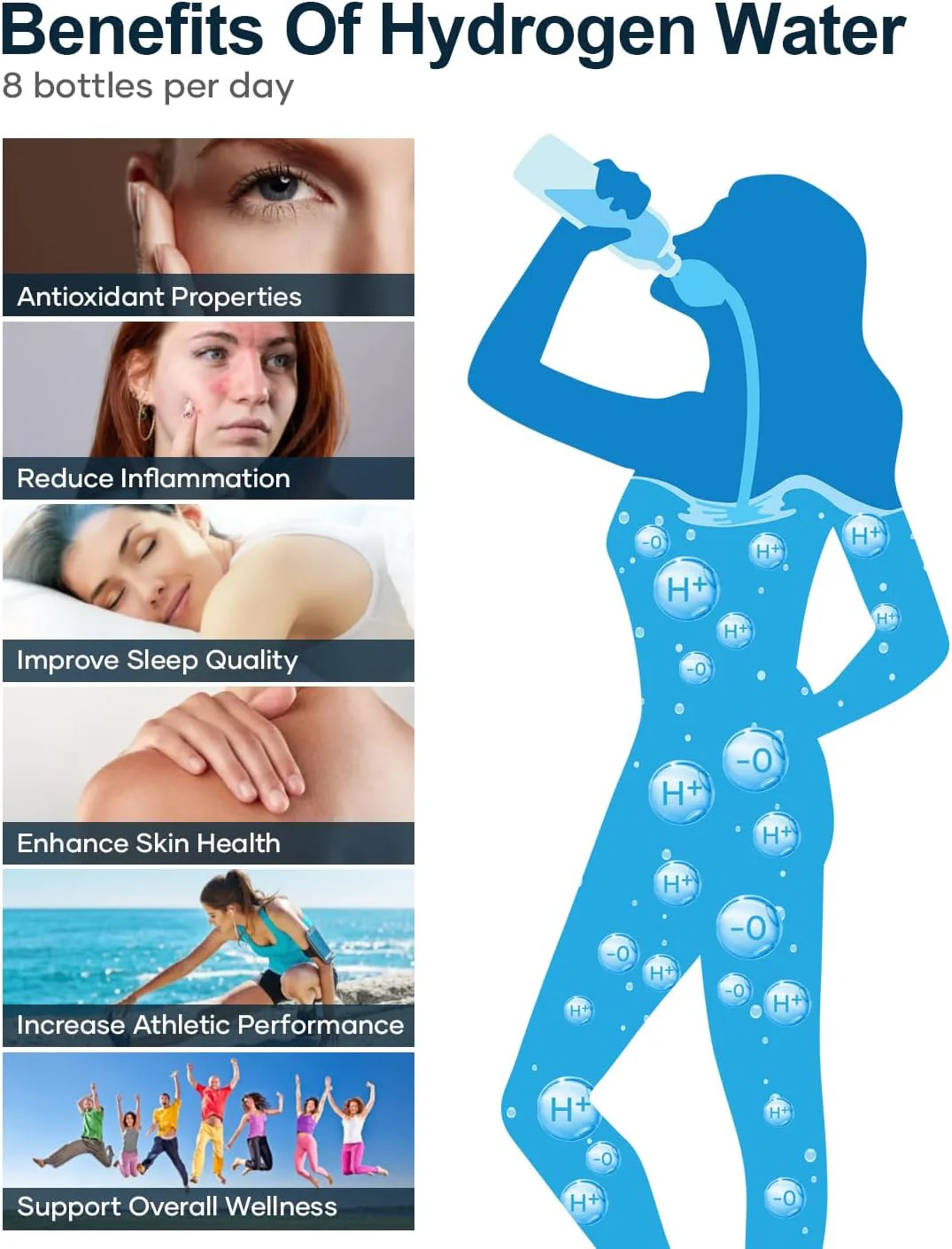 2 Pack Hydrogen Water Bottle - Image 8