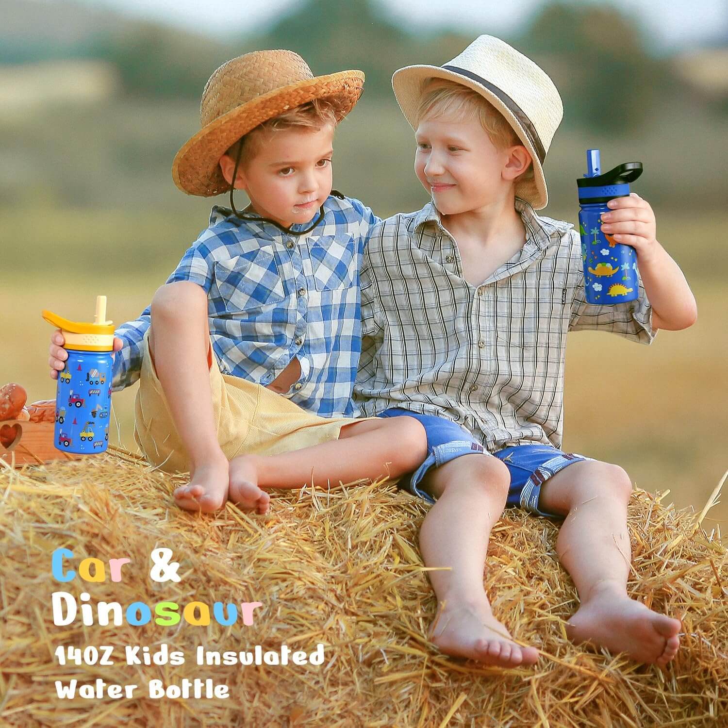 2 Pack Kids Water Bottle - Image 8