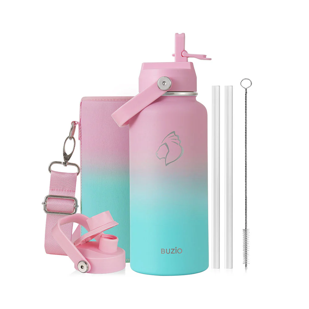 Duet Series Water Bottles with 2 Lids | 32oz - Image 24