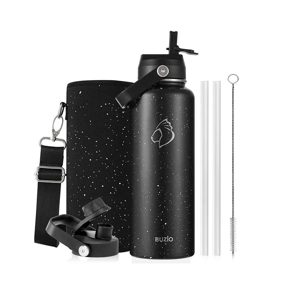 Duet Series Water Bottles with 2 Lids | 40oz - Image 29