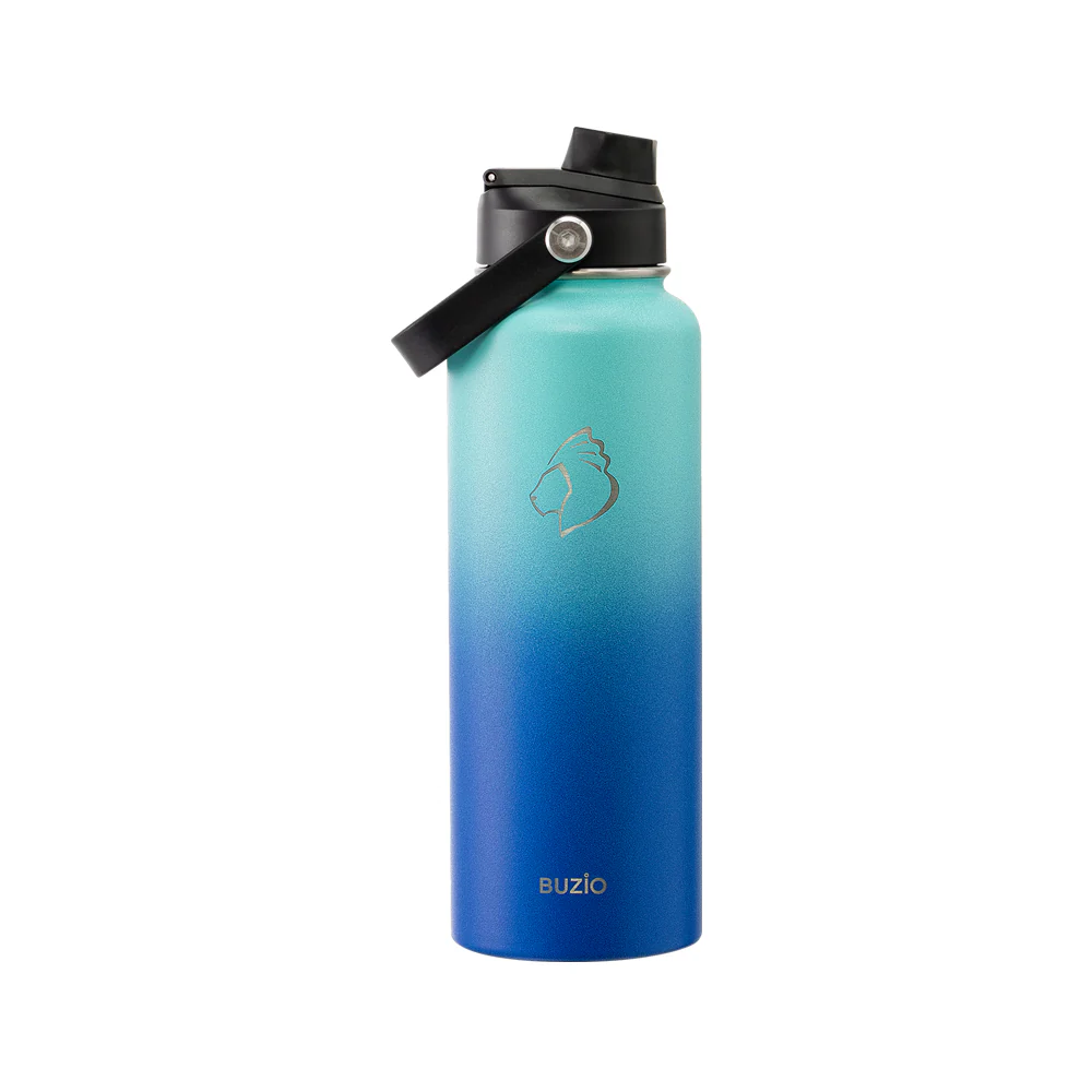 Insulated Water Bottle with 2 Lids | 40oz | Pacific Dream - Image 3