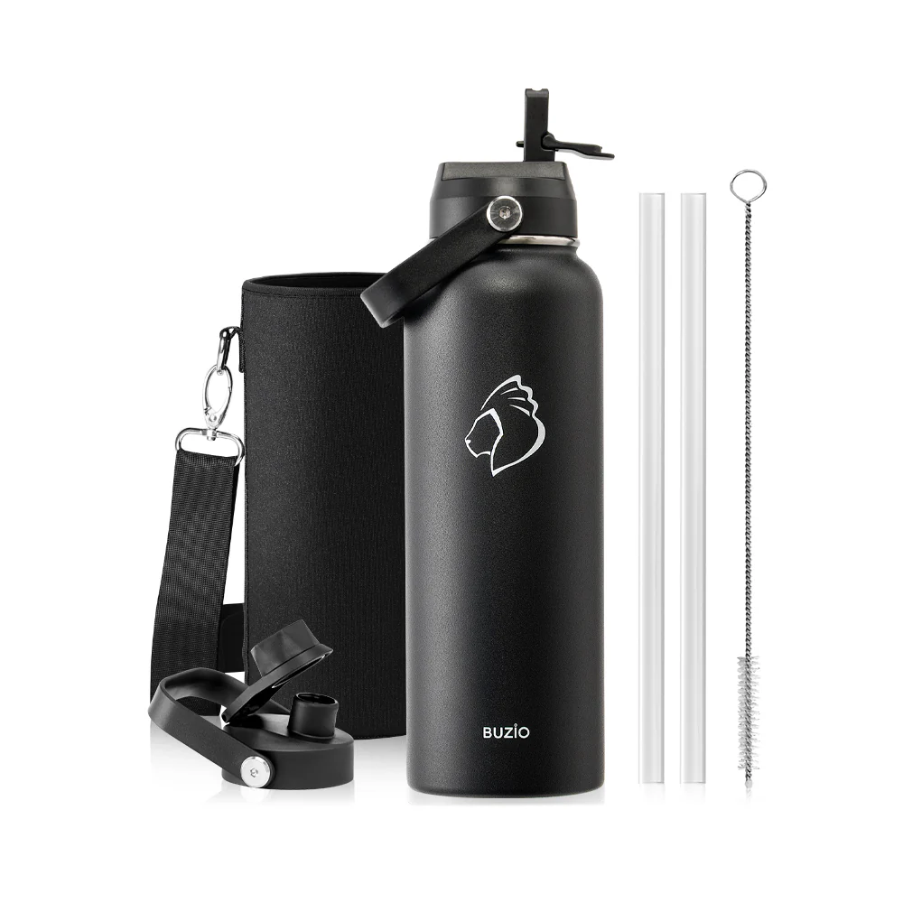 Insulated Water Bottles with 2 Lids | 24oz - 128oz - Image 10