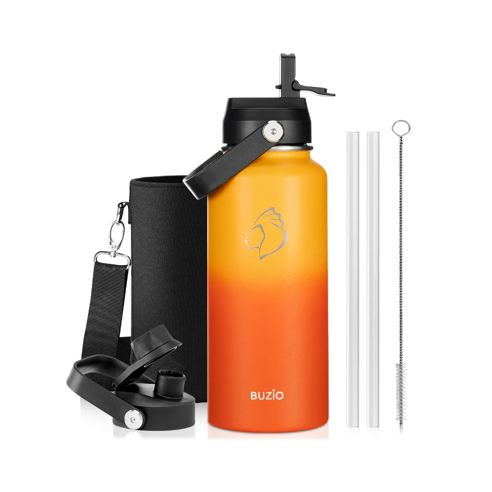 Duet Series Insulated Water Bottles with 2 Lids | 24oz- 128oz - Image 14