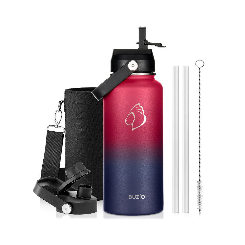 Duet Series Insulated Water Bottles with 2 Lids | 24oz- 128oz - Image 16