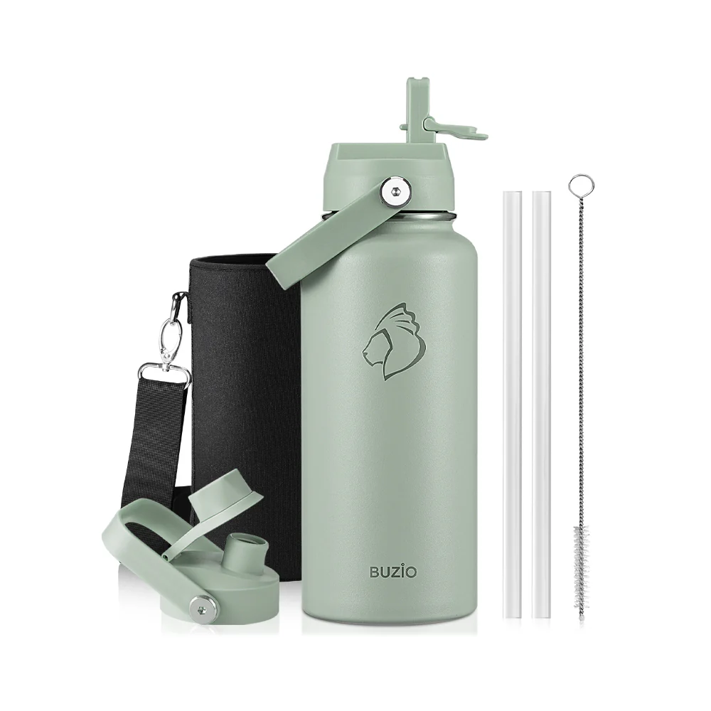 Duet Series Insulated Water Bottles with 2 Lids | 24oz- 128oz - Image 21