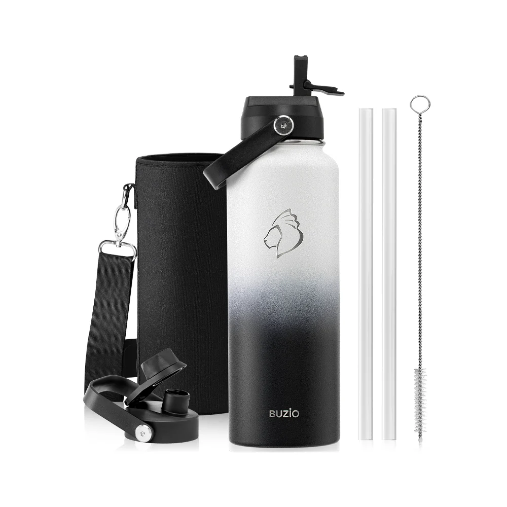 Duet Series Water Bottles with 2 Lids | 40oz - Image 17