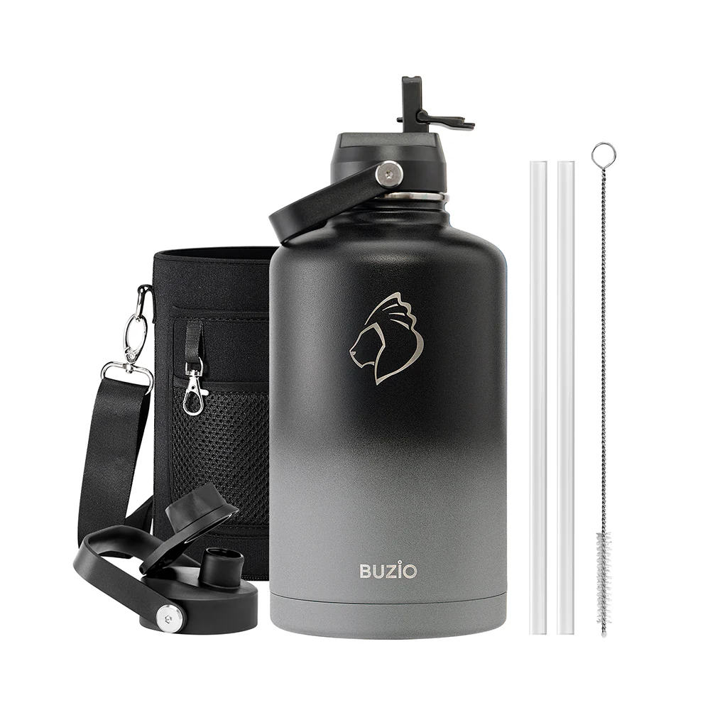Insulated Water Bottles with 2 Lids | 24oz - 128oz - Image 105