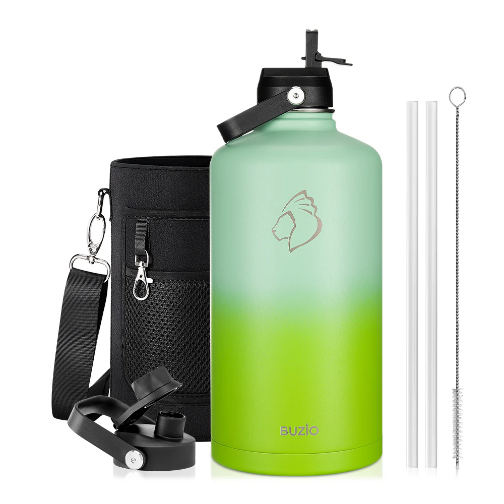 Insulated Water Bottles with 2 Lids | 24oz - 128oz - Image 116