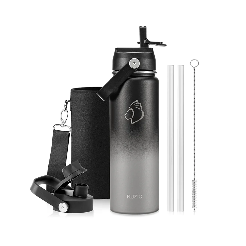 Duet Series Water Bottles with 2 Lids | 24oz - Image 14