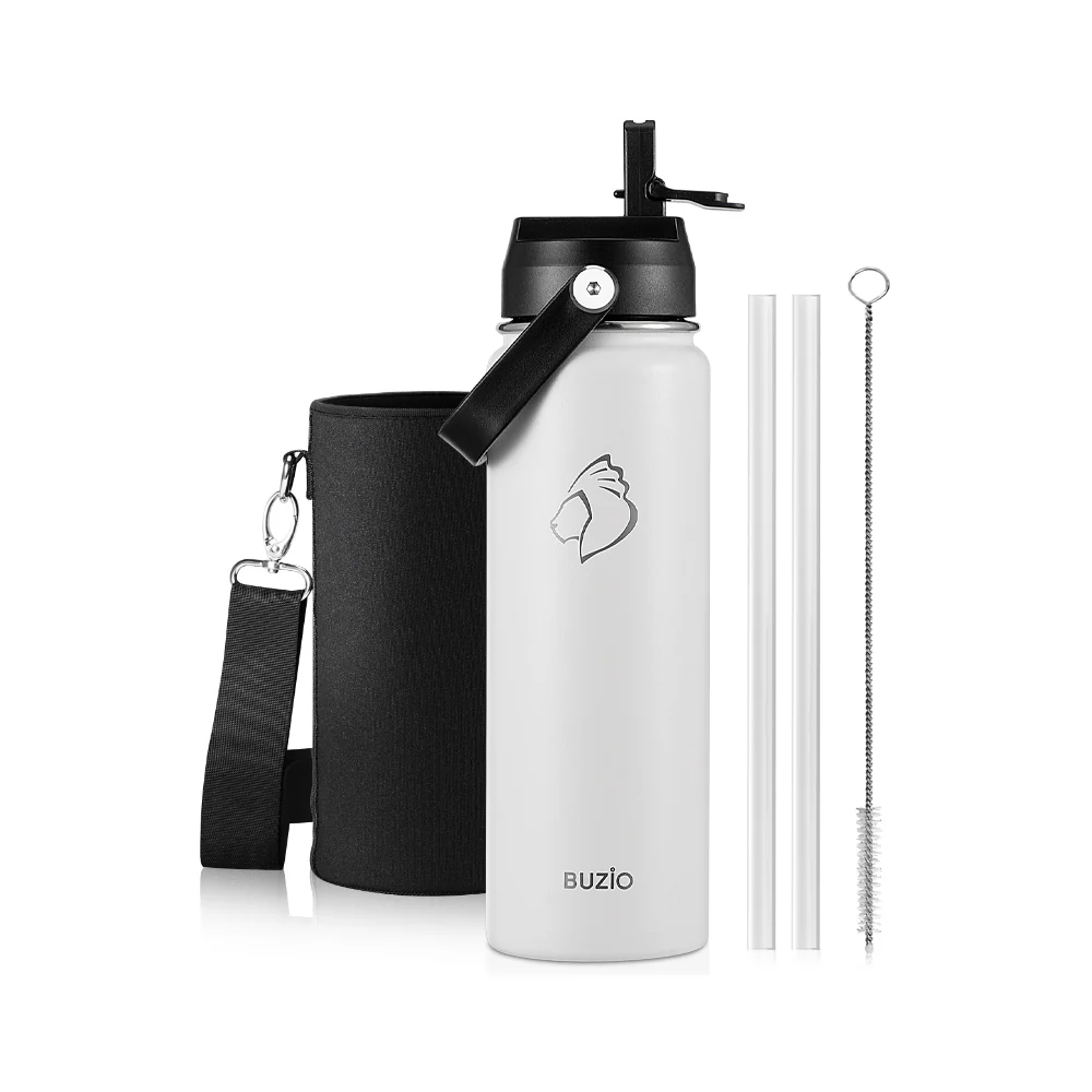 Duet Series Water Bottles with 2 Lids | 24oz - Image 3