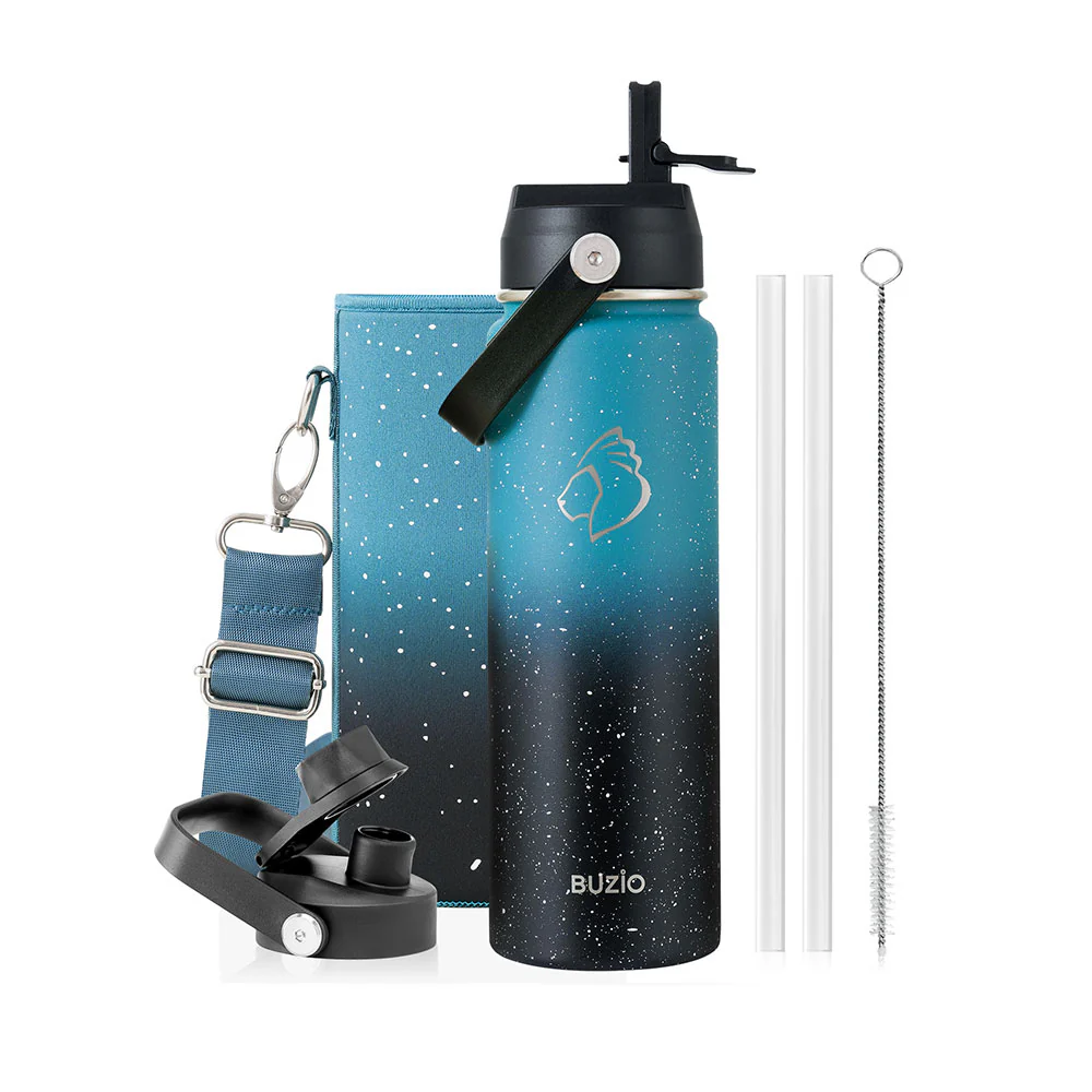 Duet Series Water Bottles with 2 Lids | 24oz - Image 34