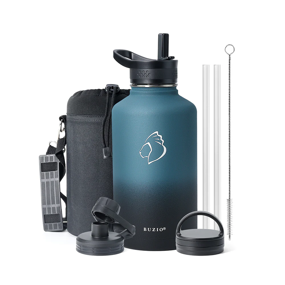 Trio Series Water Bottle with 3 Lids | 64oz - Image 11