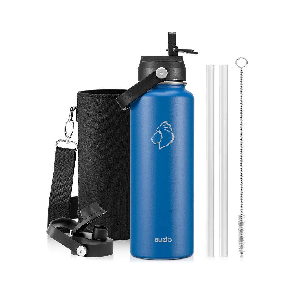 Insulated Water Bottles with 2 Lids | 24oz - 128oz - Image 23
