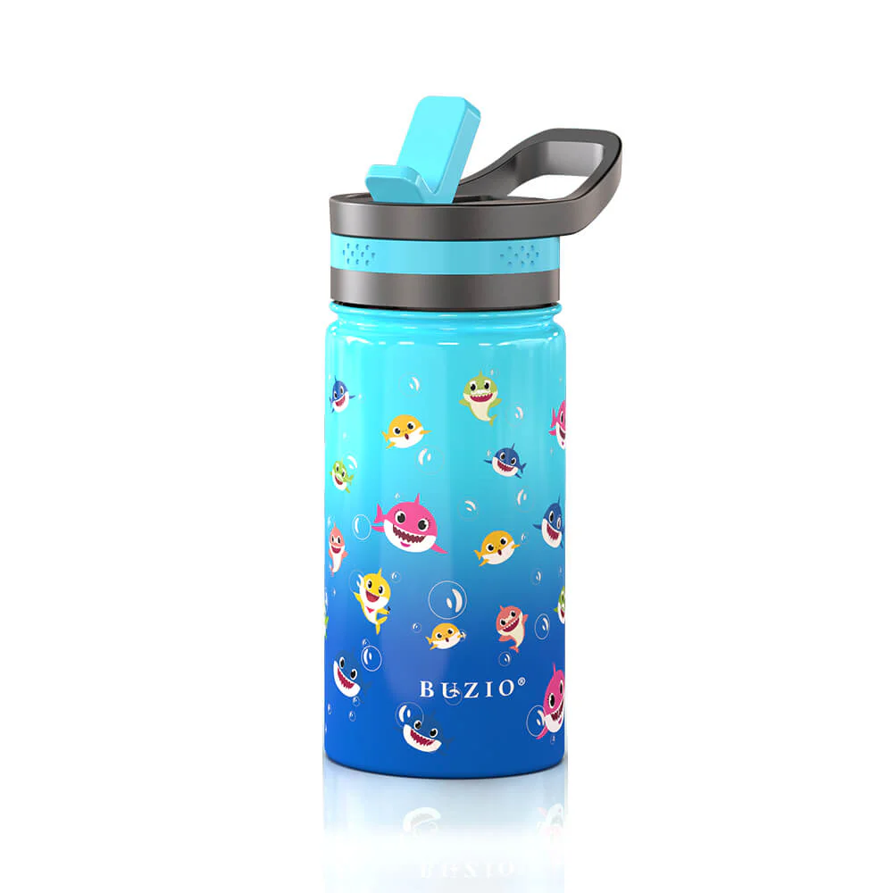 Insulated Water Bottle with Straw Lid for Kids | 14oz - Image 14