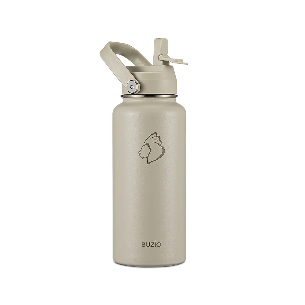 Insulated Water Bottles with 2 Lids | 32oz
