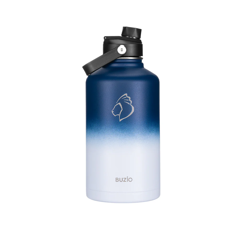 Insulated Water Bottles with 2 Lids | Tuxedo | 64oz - Image 3