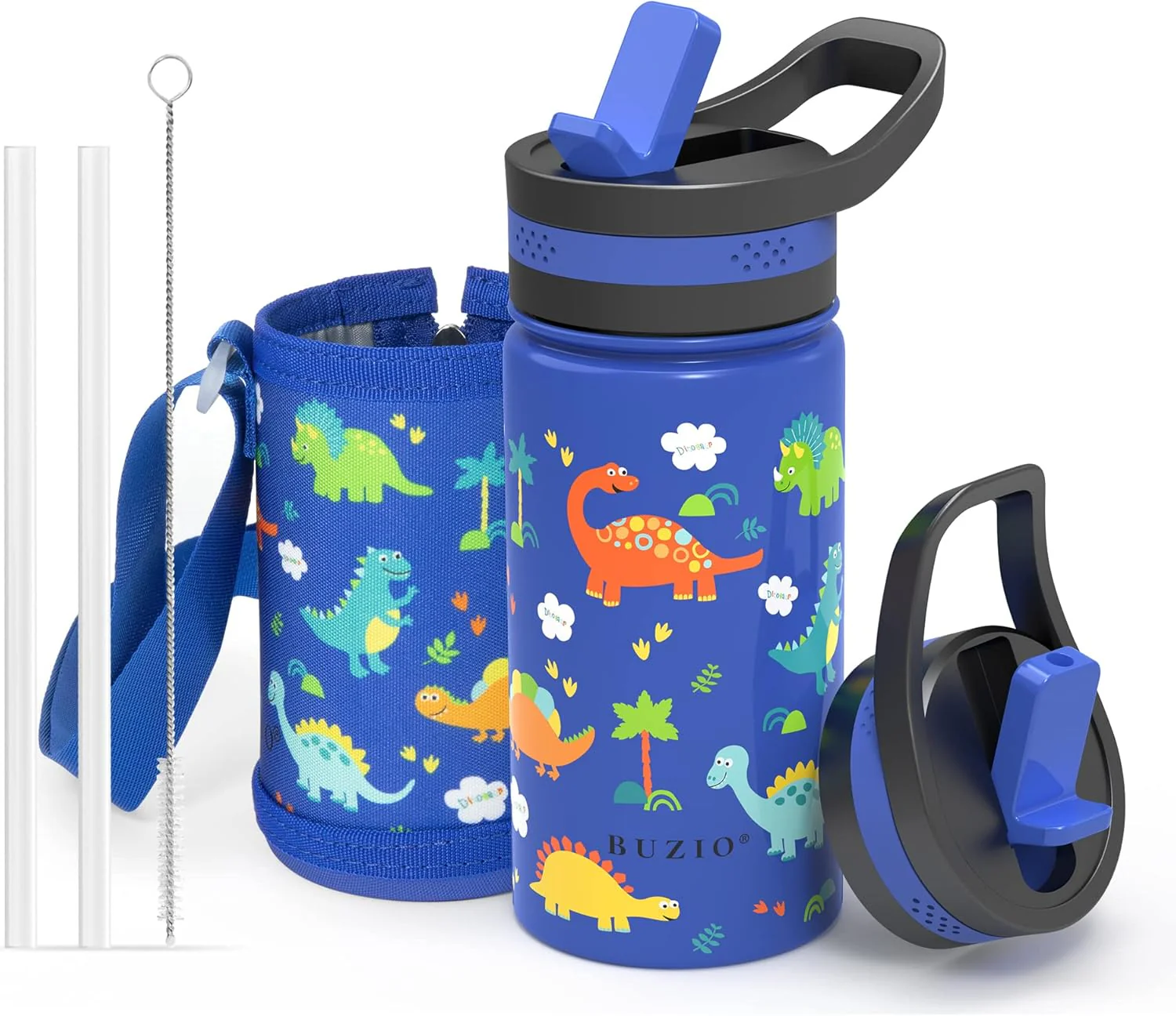 Kids Water Bottle with Straw Lid | 14oz - Image 20