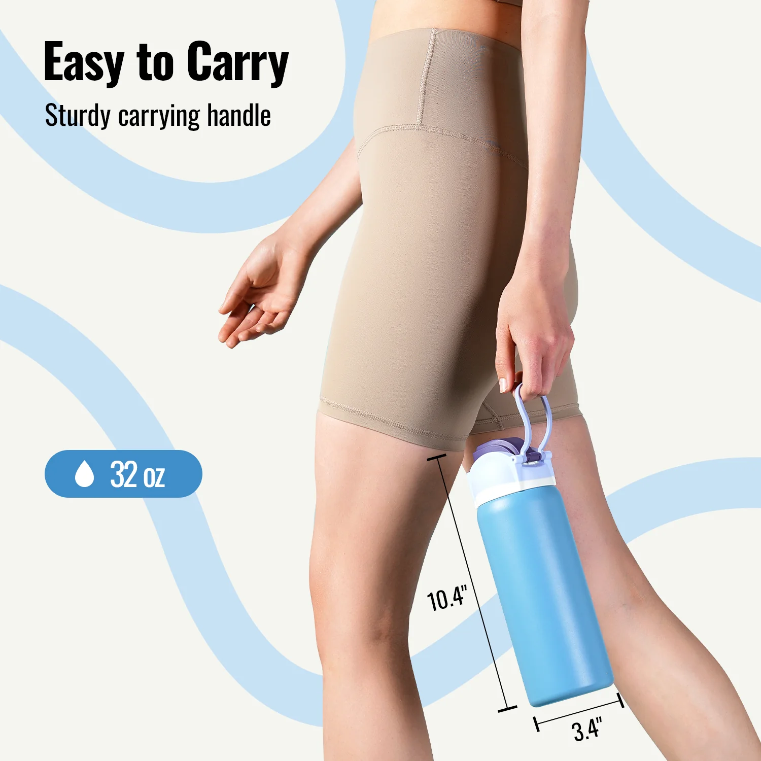 HuePop Series Insulated Water Bottle | 32oz - Image 6