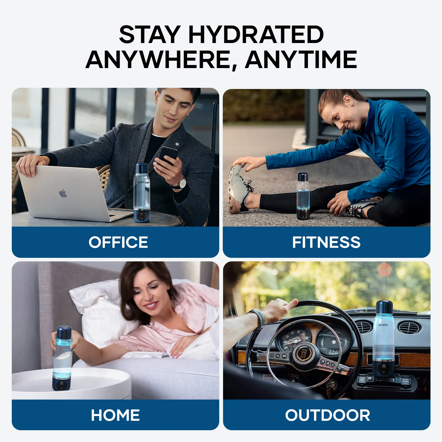 Portable Rechargeable Hydrogen Water Bottle Generator - Image 7