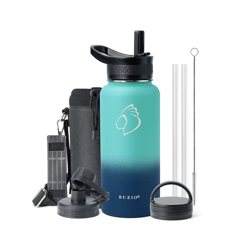 Trio Series Water Bottle with 3 Lids | 32oz - Image 12