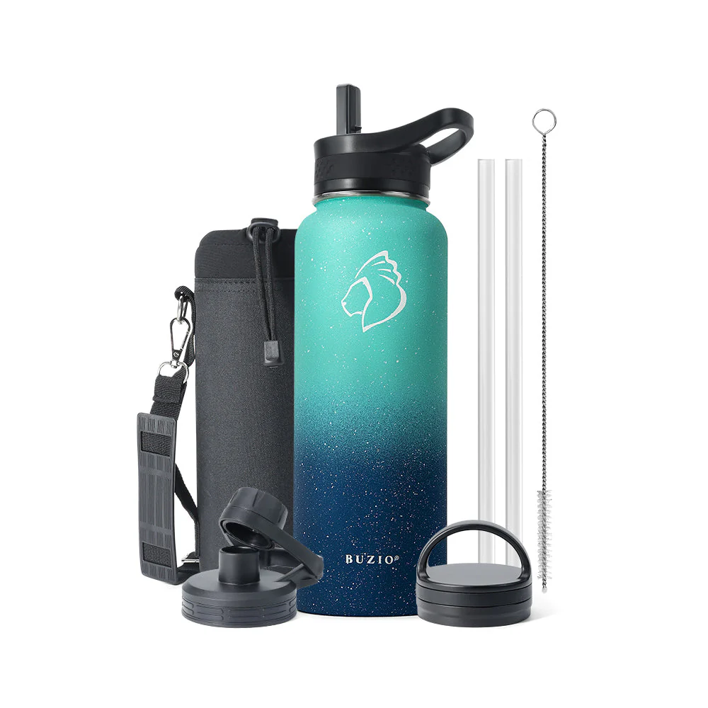 Trio Series Insulated Water Bottle with 3 Lids | 40oz - Image 10