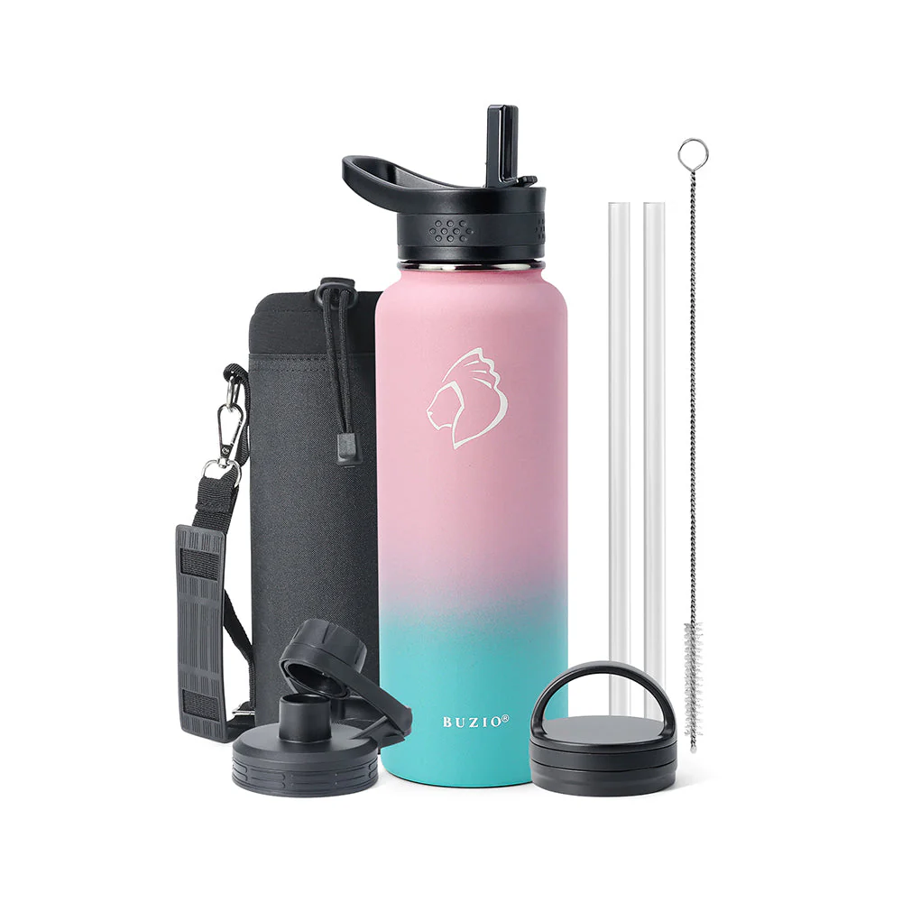 Trio Series Insulated Water Bottle with 3 Lids | 40oz - Image 11