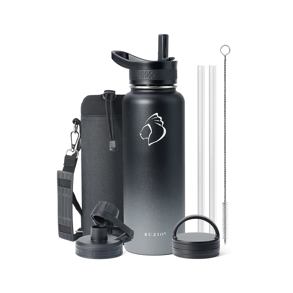 Trio Series Insulated Water Bottle with 3 Lids | 32oz - 64oz - Image 14