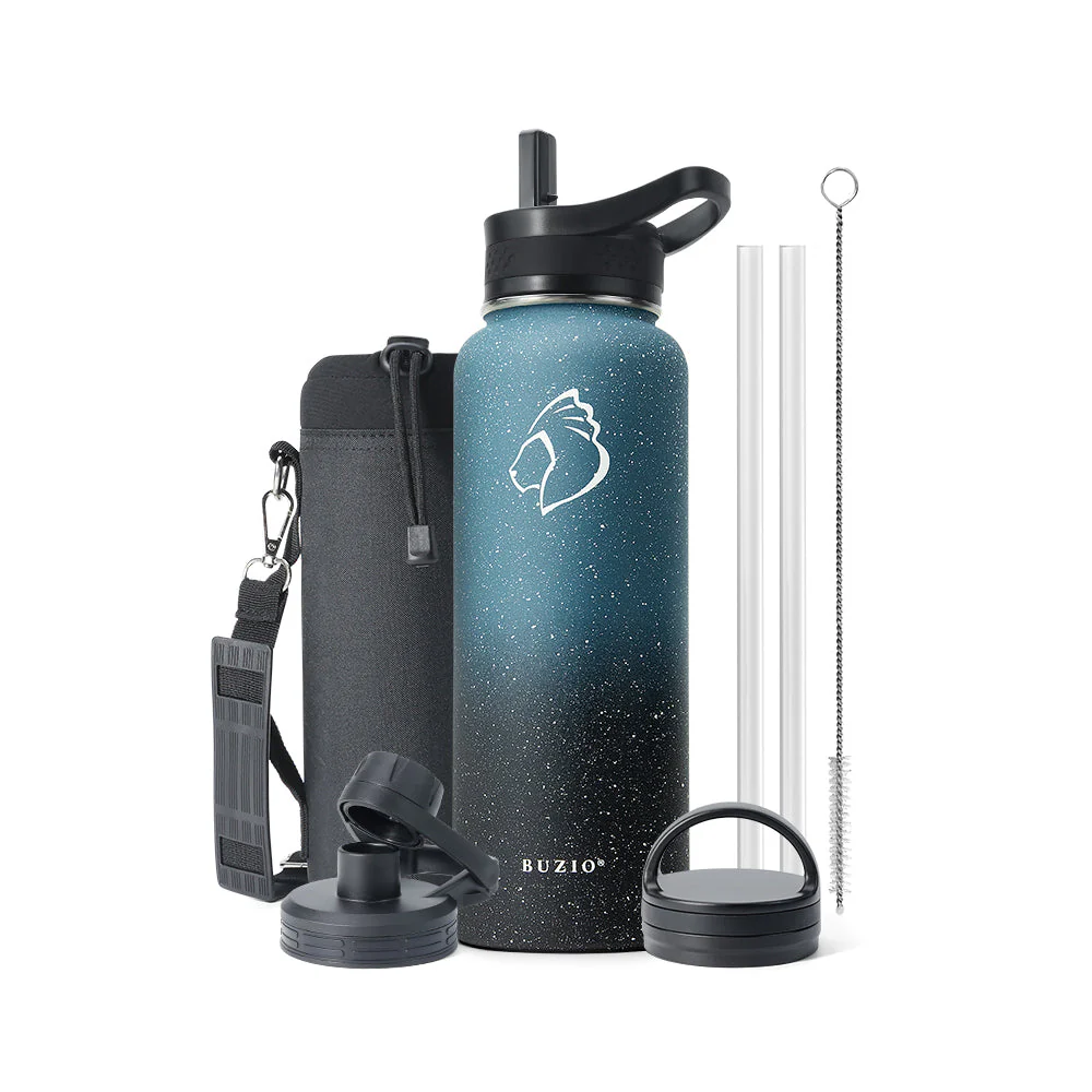 Trio Series Insulated Water Bottle with 3 Lids | 32oz - 64oz - Image 18