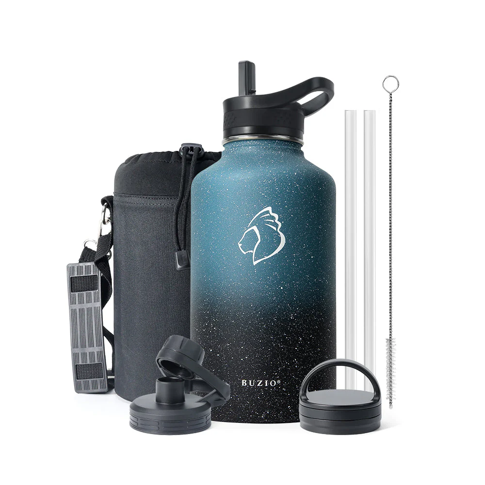 Trio Series Insulated Water Bottle with 3 Lids | 32oz - 64oz - Image 38