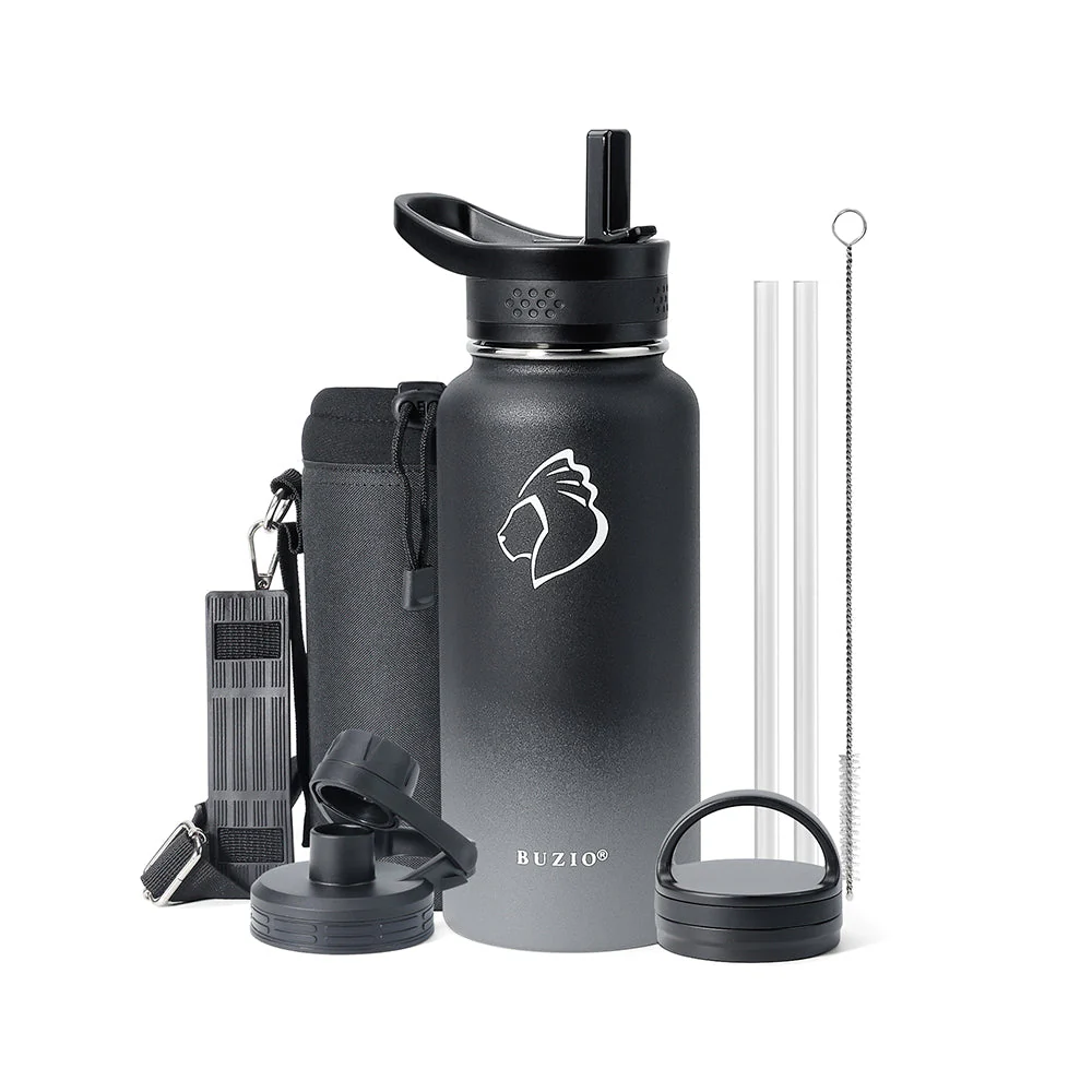 Trio Series Insulated Water Bottle with 3 Lids | 32oz - 64oz - Image 6
