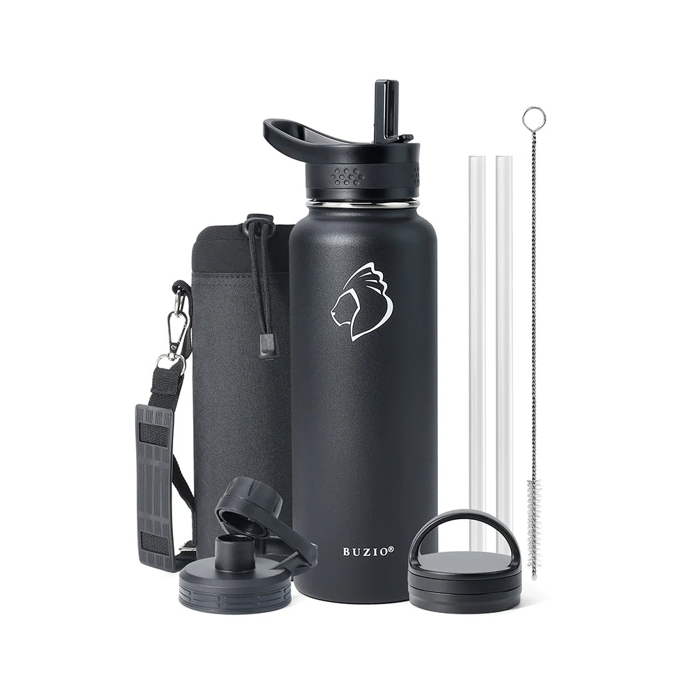 Trio Series Insulated Water Bottle with 3 Lids | 32oz - 64oz - Image 9
