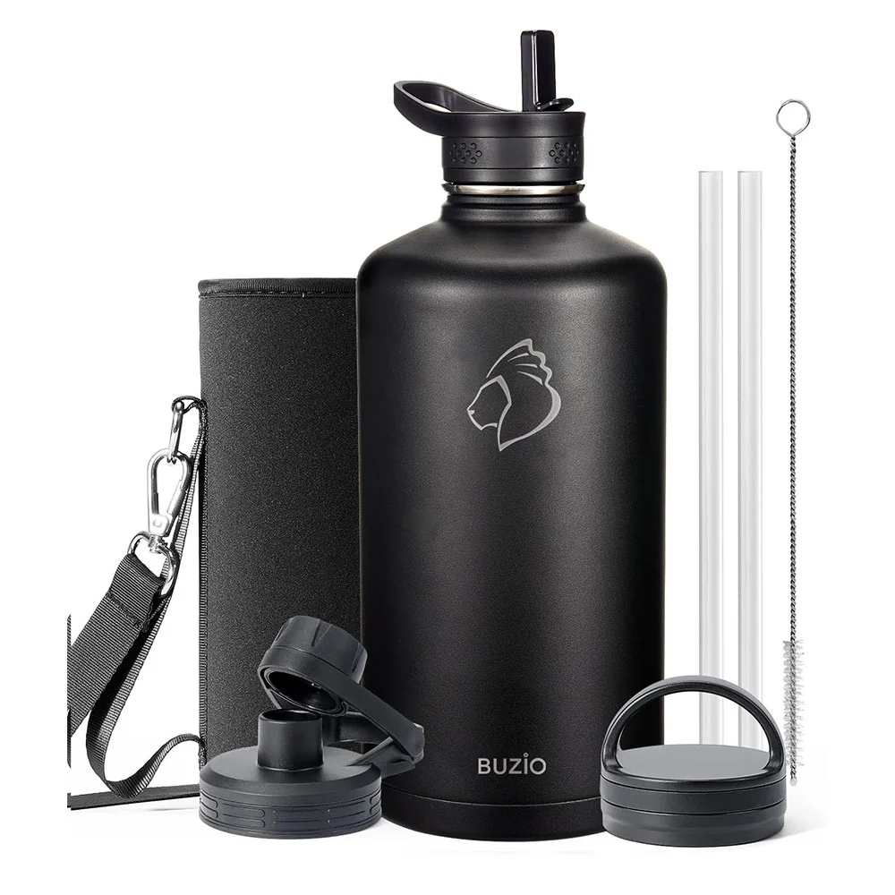 Trio Series Water Bottle with 3 Lids | 128oz - Image 11