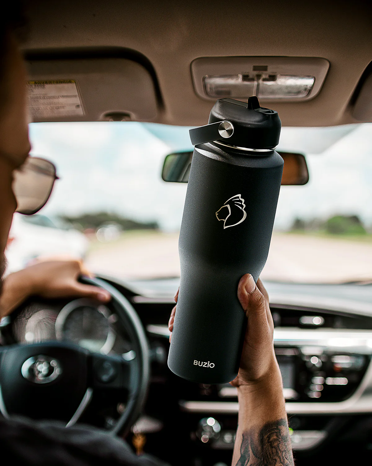 T-Shape Water Bottle for Car | 32oz - Image 7